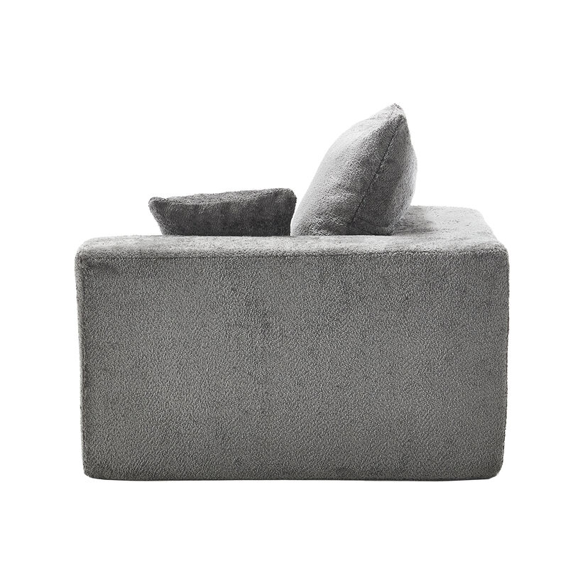 Merax Chenille 2-seat Lounging Sofa  Chair