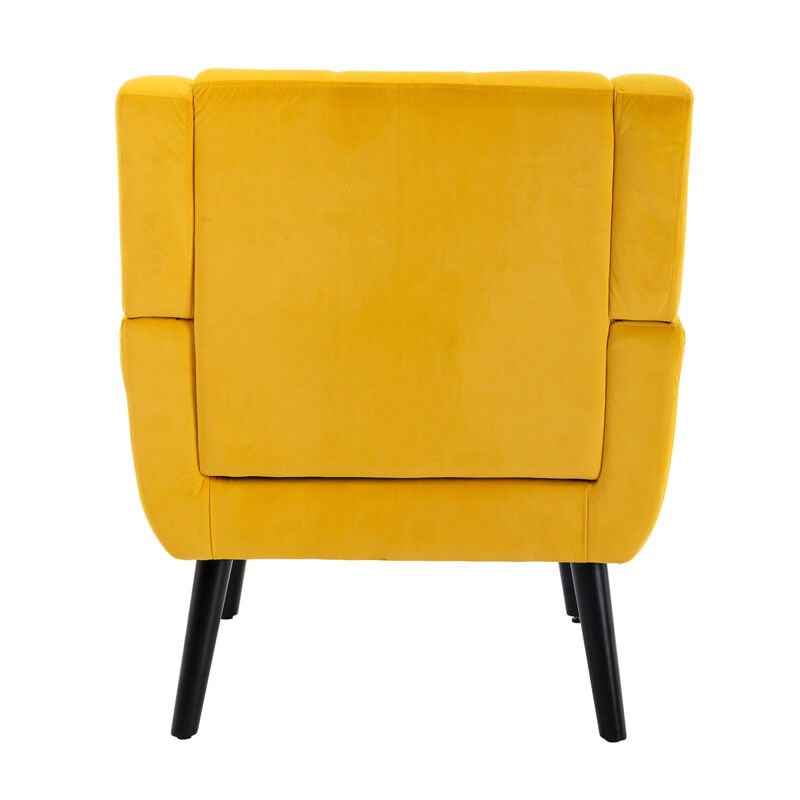 Modern Soft Velvet Material Ergonomics Accent Chair Living Room Chair Bedroom Chair Home Chair
