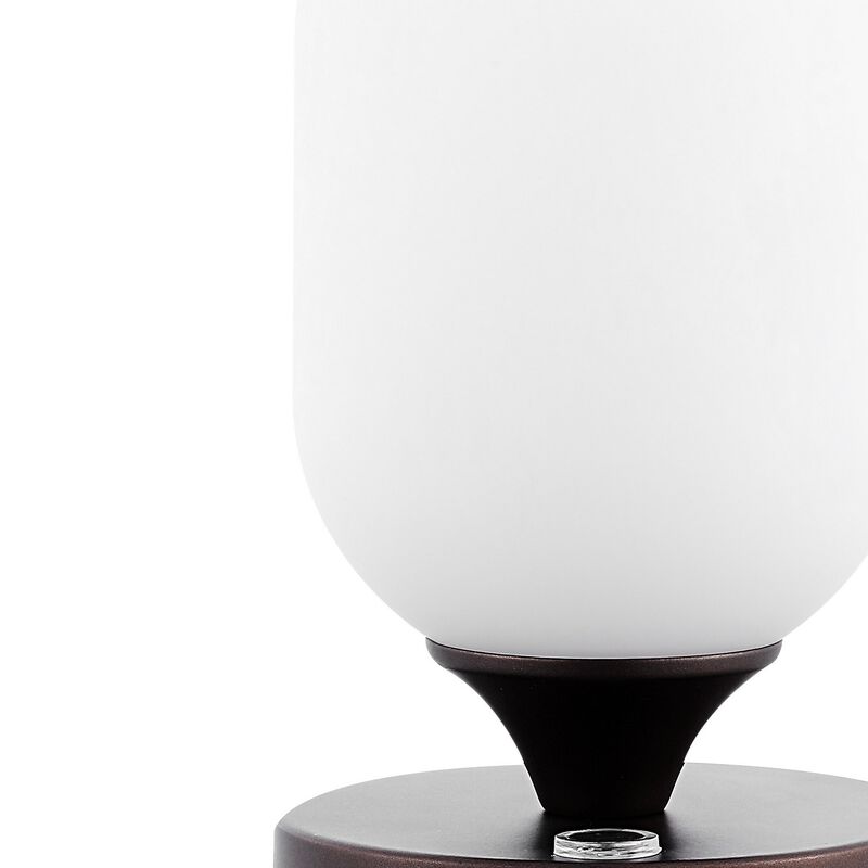 Eli Bohemian Farmhouse Iron Rechargeable Integrated LED Table Lamp