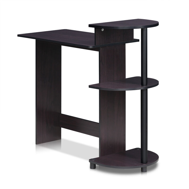 Furinno Furinno 11181DWN Compact Computer Desk, Dark Walnut