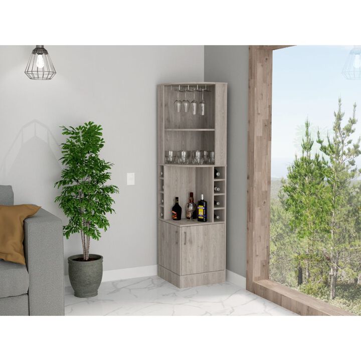 Seattle Corner  Bar Cabinet
