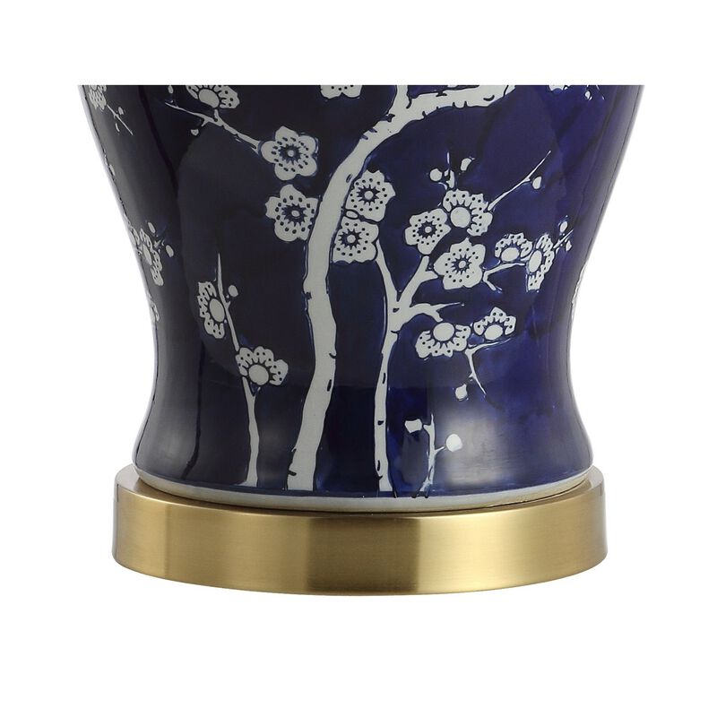 Gracie Ginger Jar Ceramic/Metal LED Table Lamp