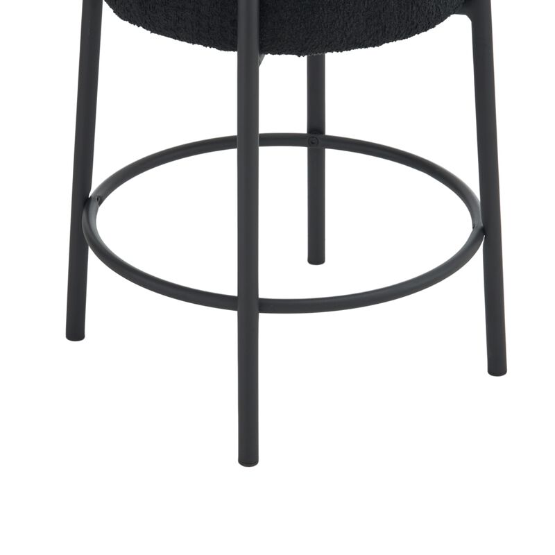 24" Tall Round Bar Stools - Set of 2