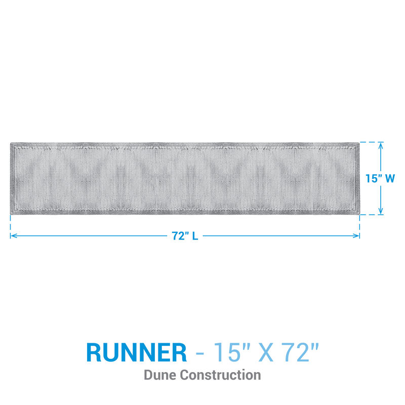 Split P Pebble Dune Table Runner 15" X 72"