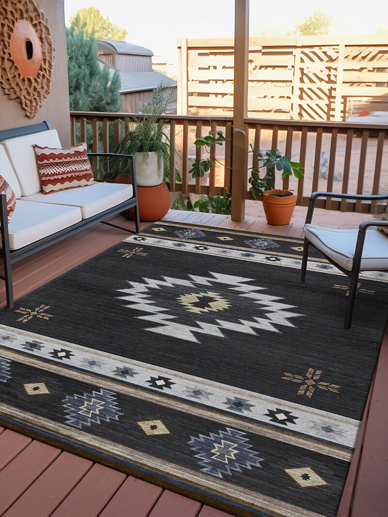 Phoenix PH4 Black 8' x 10' Rug