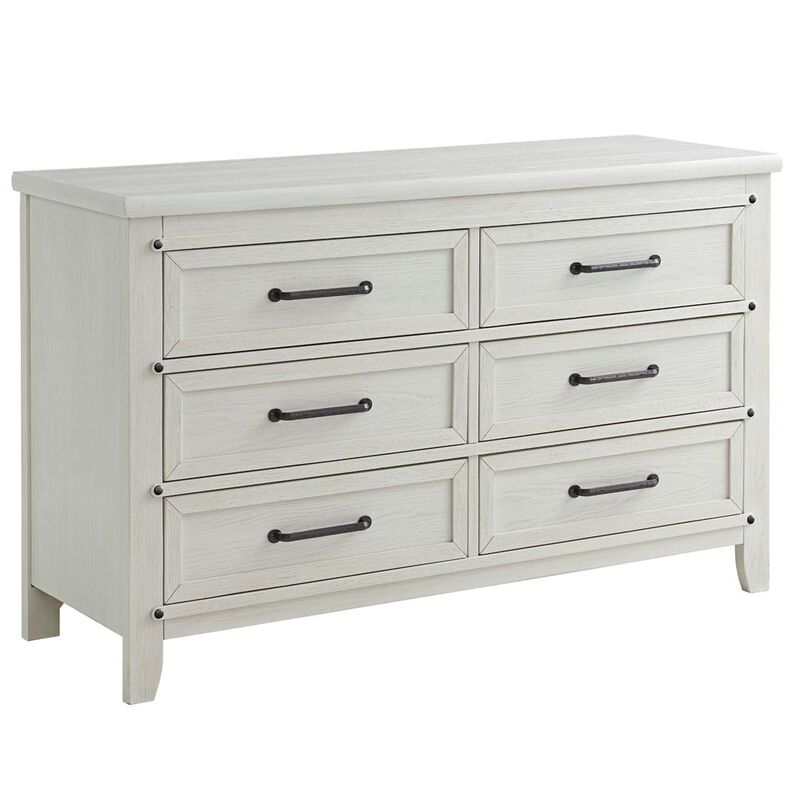Soho Baby Ellison 6Dr Dresser Rustic White