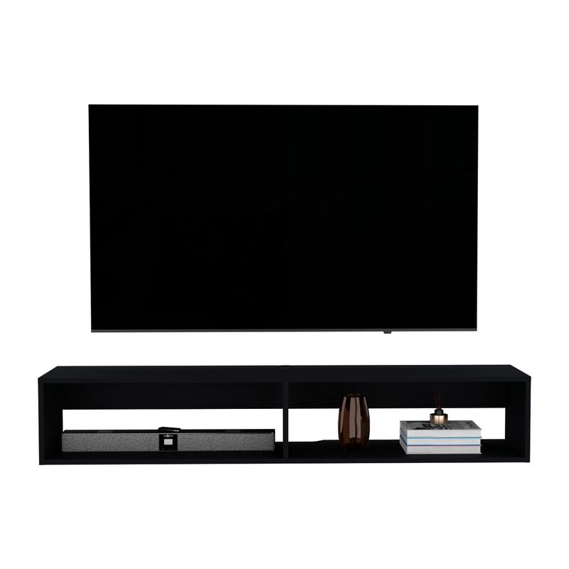 Floating Tv Stand Moore, Living Room, Black