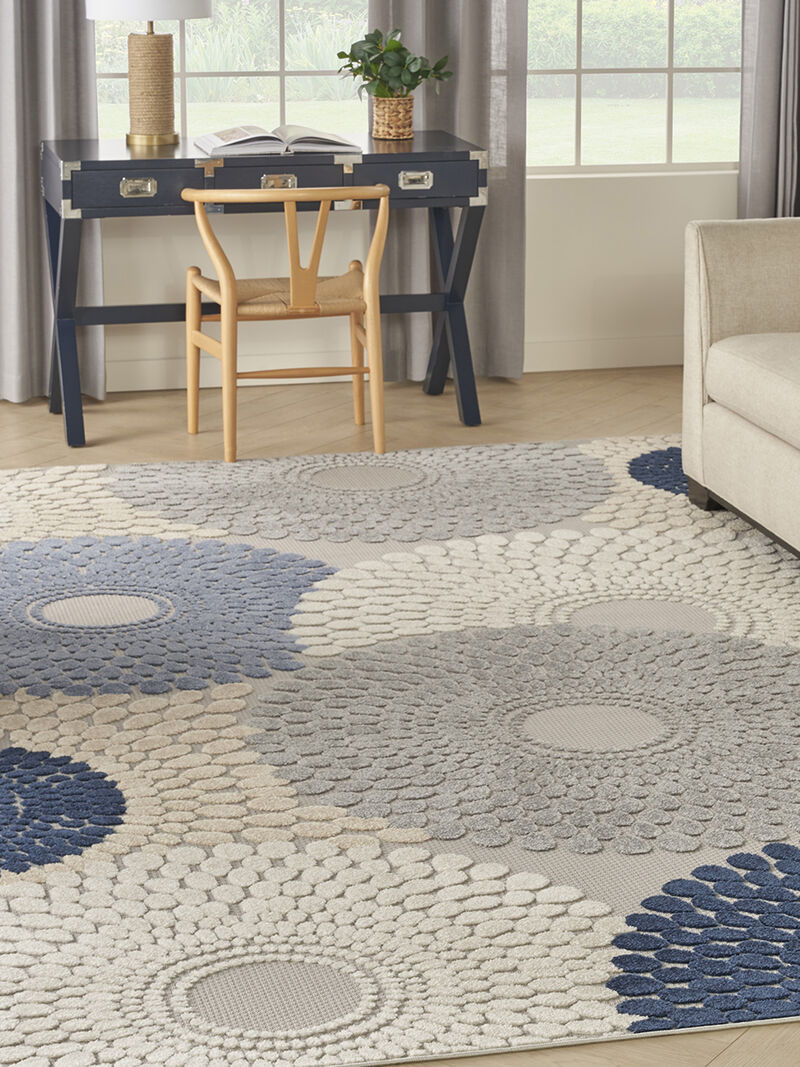 Aloha ALH29 Blue/Gray 6' x 9' Rug