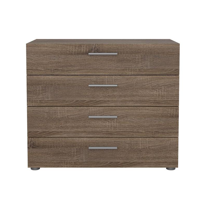 Tvilum Austin 4 Drawer Chest, Truffle Oak