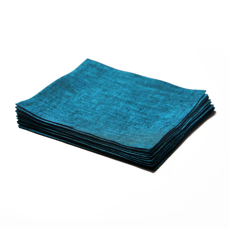 Solino Home 100% Pure Linen Cocktail Napkins Set of 12 | Athena