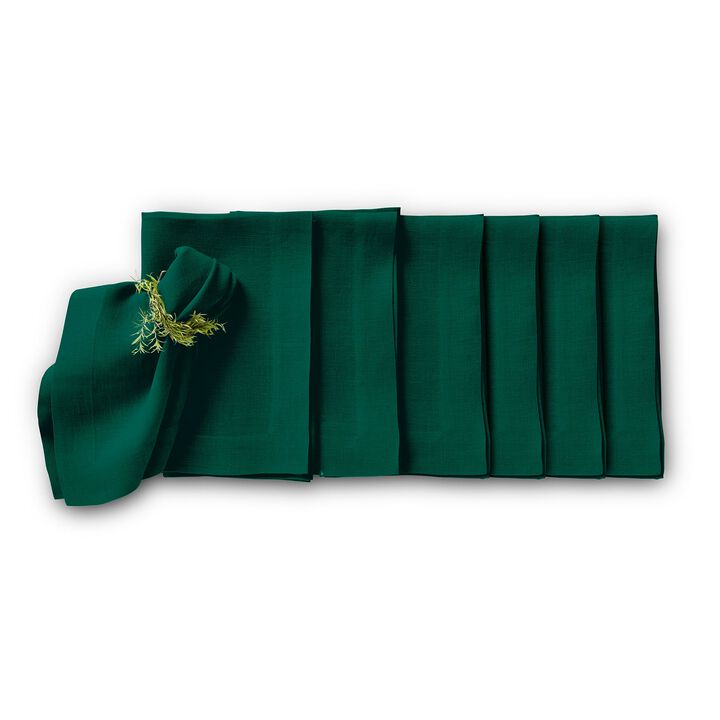 Solino Home 100% Pure Linen Cloth Napkins 20 x 20 Inch Set of 6 Dinner Napkins | Sonoma
