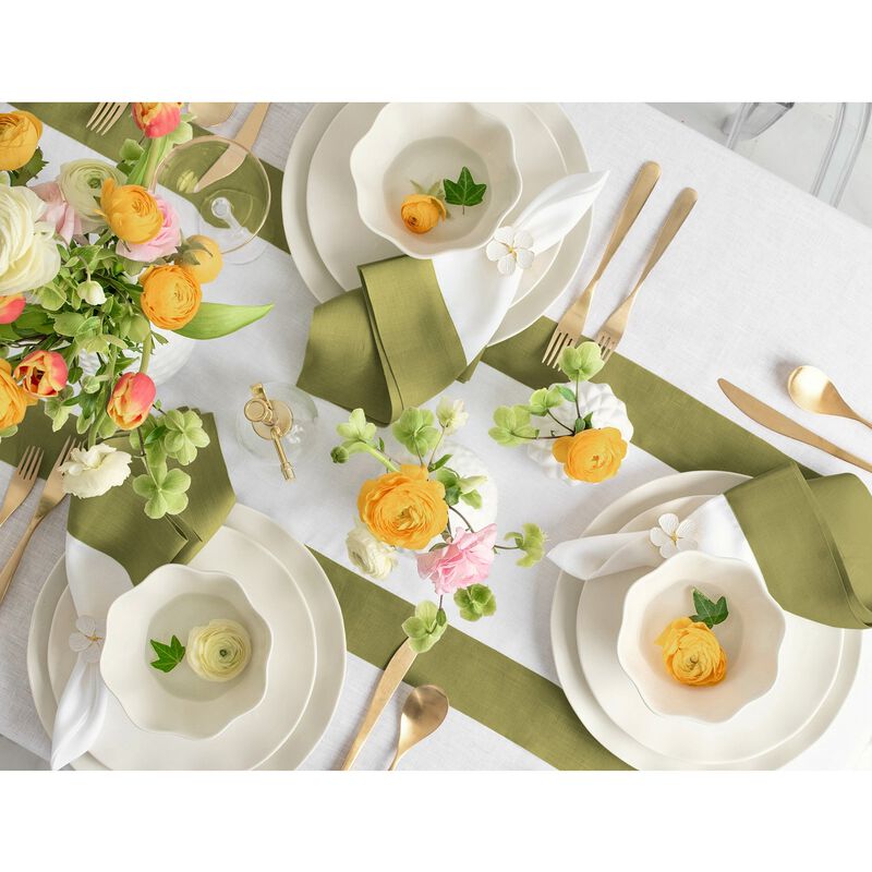 Solino Home 100% Pure Linen Table Runner | Contempo