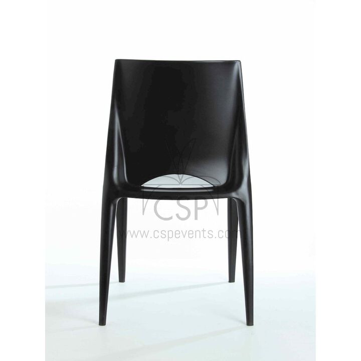 Commerical Seating Products Black Crescent Dining Chairs