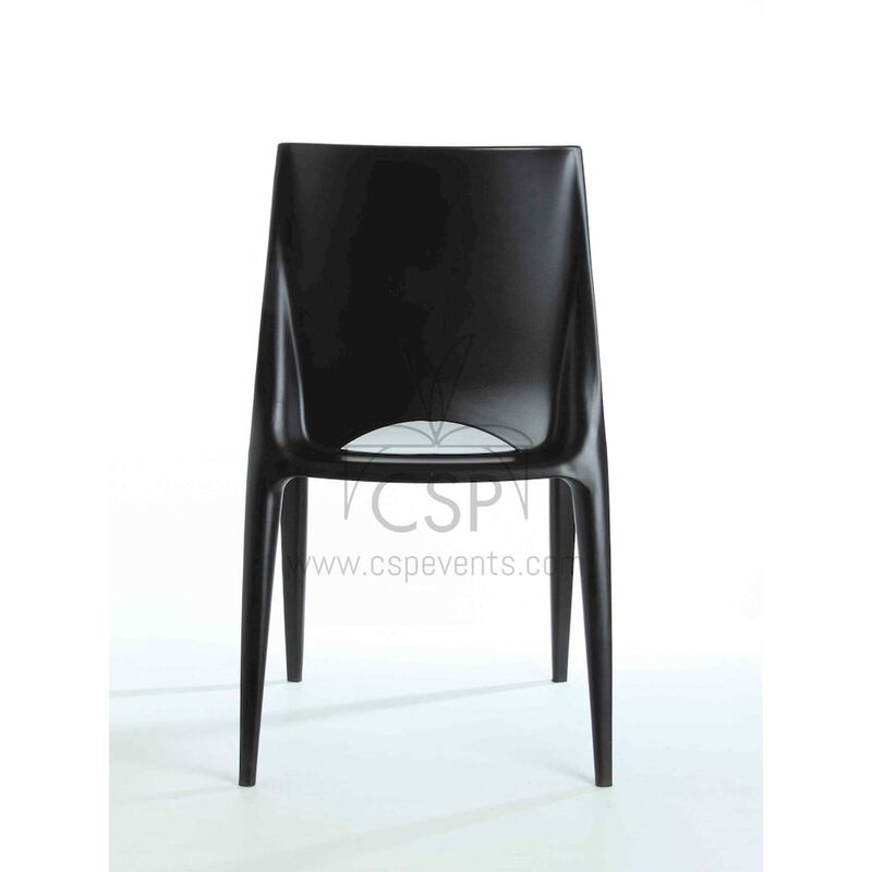 Commerical Seating Products Black Crescent Dining Chairs