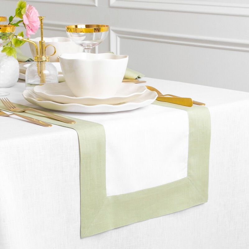 Solino Home 100% Pure Linen Table Runner | Contempo