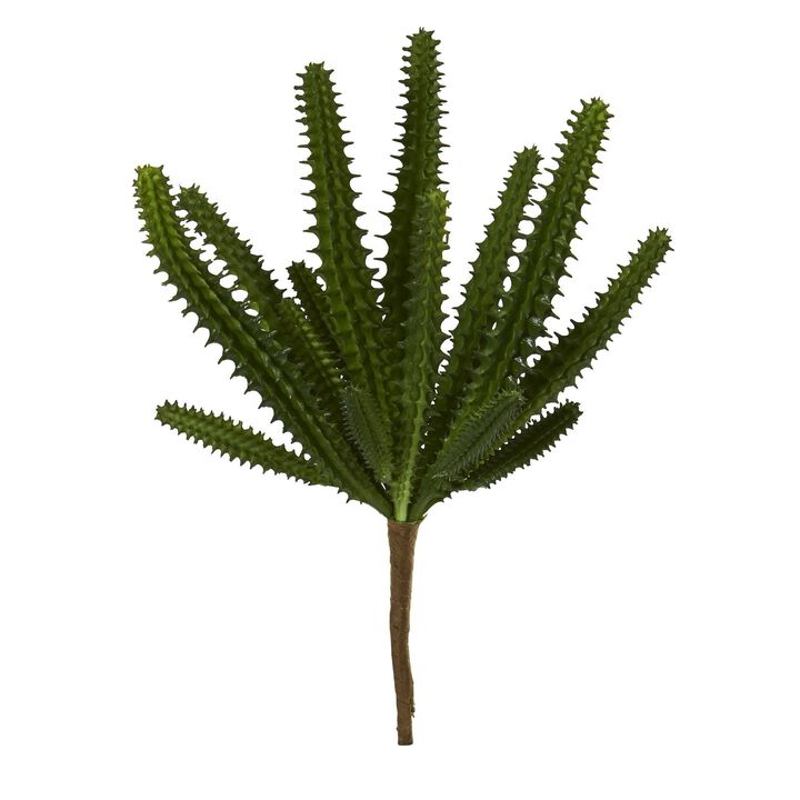 Nearly Natural 8-in Finger Cactus Artificial Plant (Set of 12)