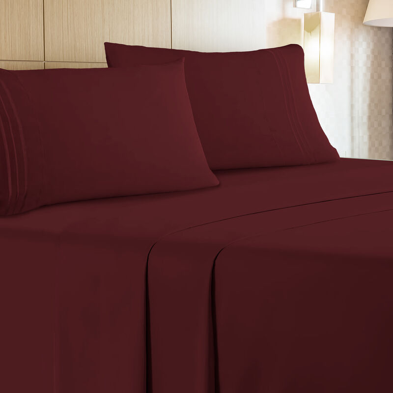 1800 Series Double Brushed Cooling Microfiber Sheet Set