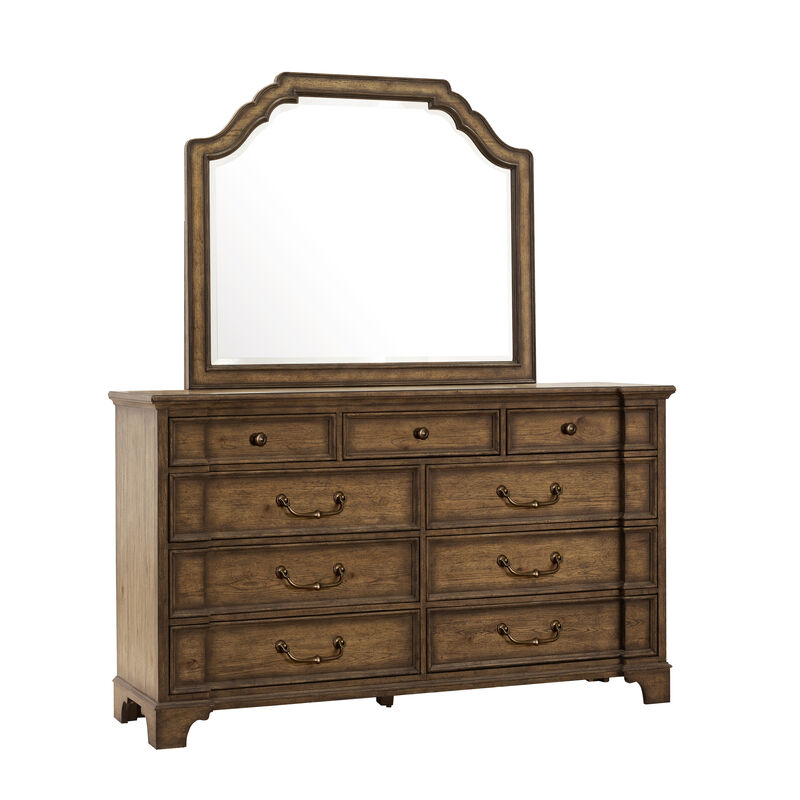 Revival Row Landscape Mirror