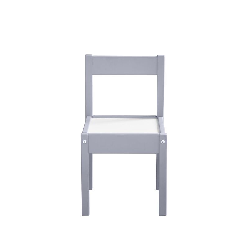 Baby Relax Percy 3-PC Kiddy Table & Chair Set, Gray