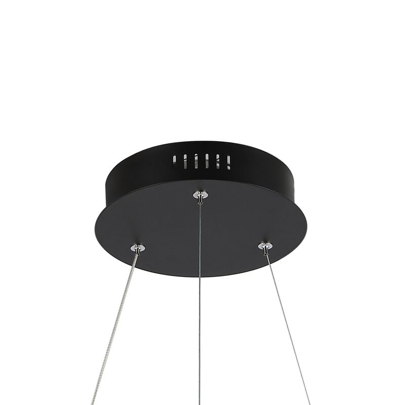 Baxter Modern Contemporary Aluminum Integrated LED Hoop Pendant