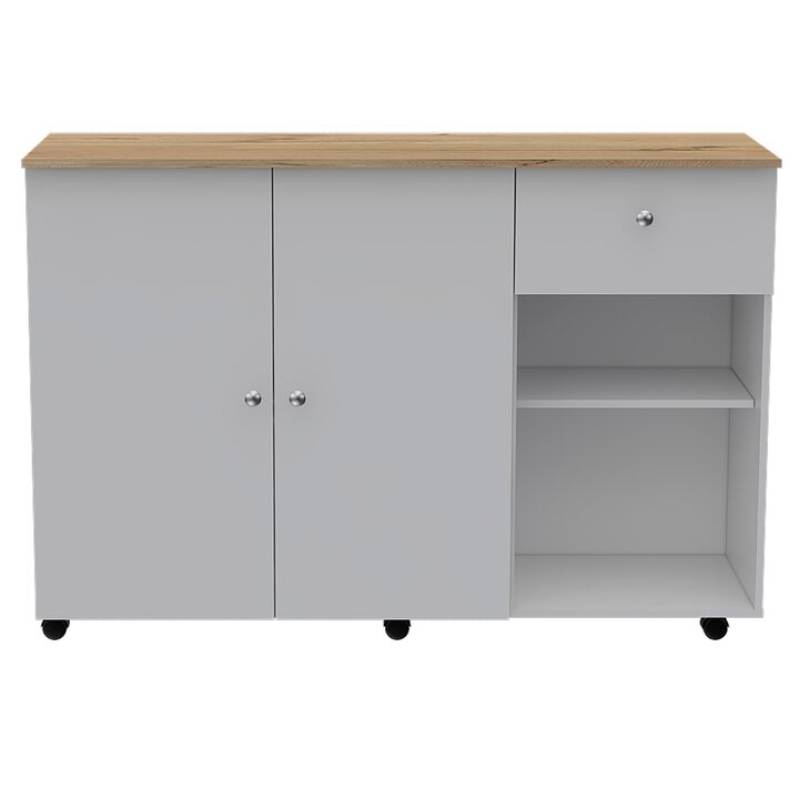 Chico Kitchen Island White