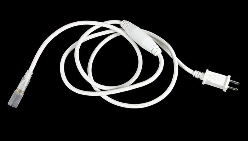 Green LED Commericial Grade Outdoor Christmas Rope Lights on a Spool - 288 ft Clear Tube