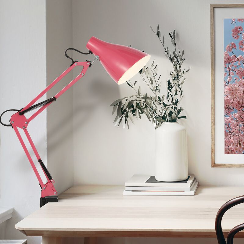 Odile Classic Industrial Adjustable Articulated Clamp On LED Task Lamp