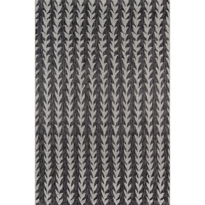 Novogratz Contemporary Rectangle Area Rug, Charcoal, 5'3 X 7'6