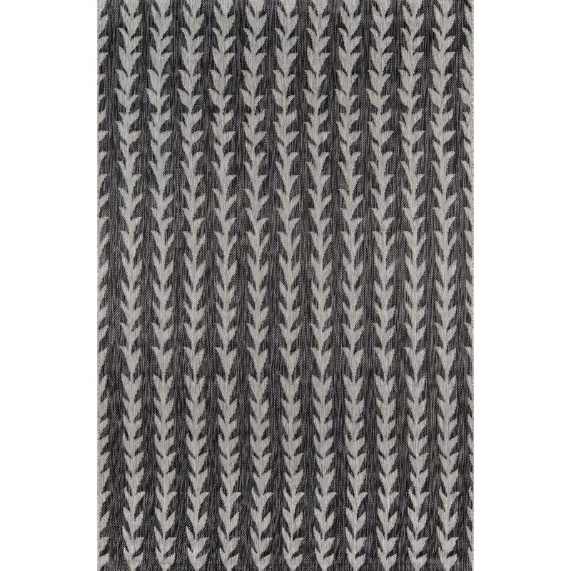 Novogratz Contemporary Rectangle Area Rug, Charcoal, 5'3 X 7'6