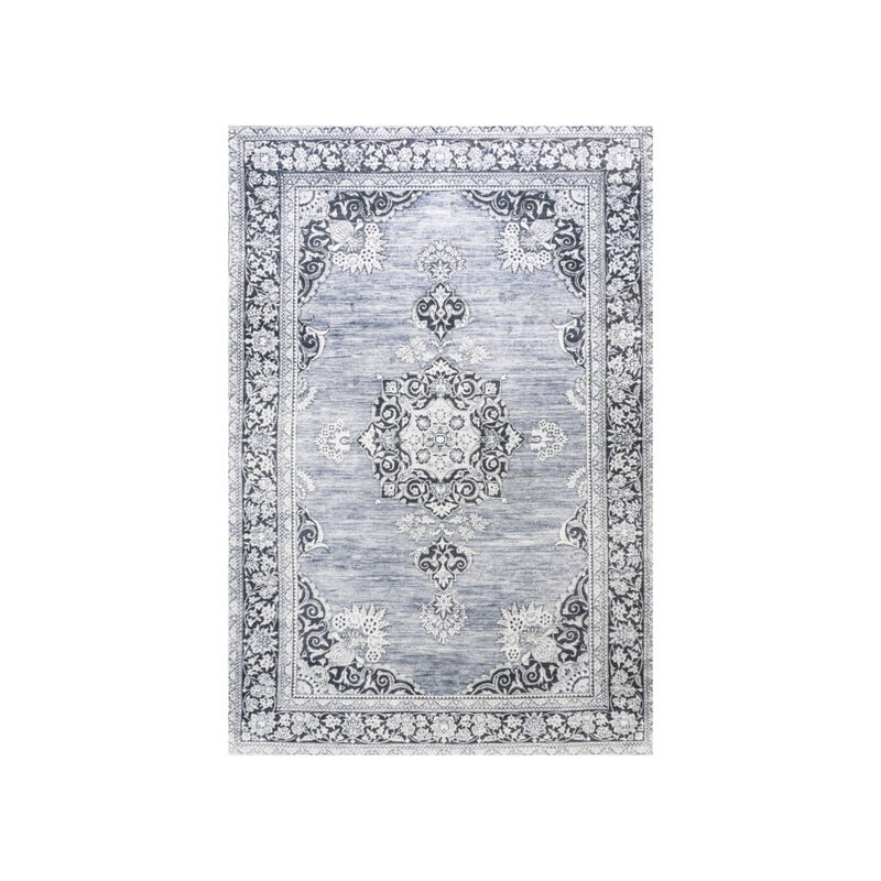 Bausch Bohemian Distressed Chenille Machine-Washable Area Rug