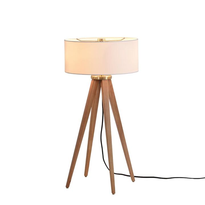 NOVA OF CALIFORNIA Quattro Table Lamp - Natural Ash