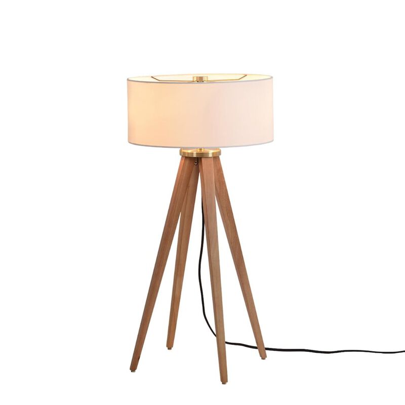 NOVA OF CALIFORNIA Quattro Table Lamp - Natural Ash