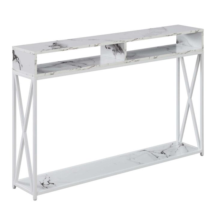 Convenience Concepts Tucson Deluxe Console Table with Shelf, R4-0545