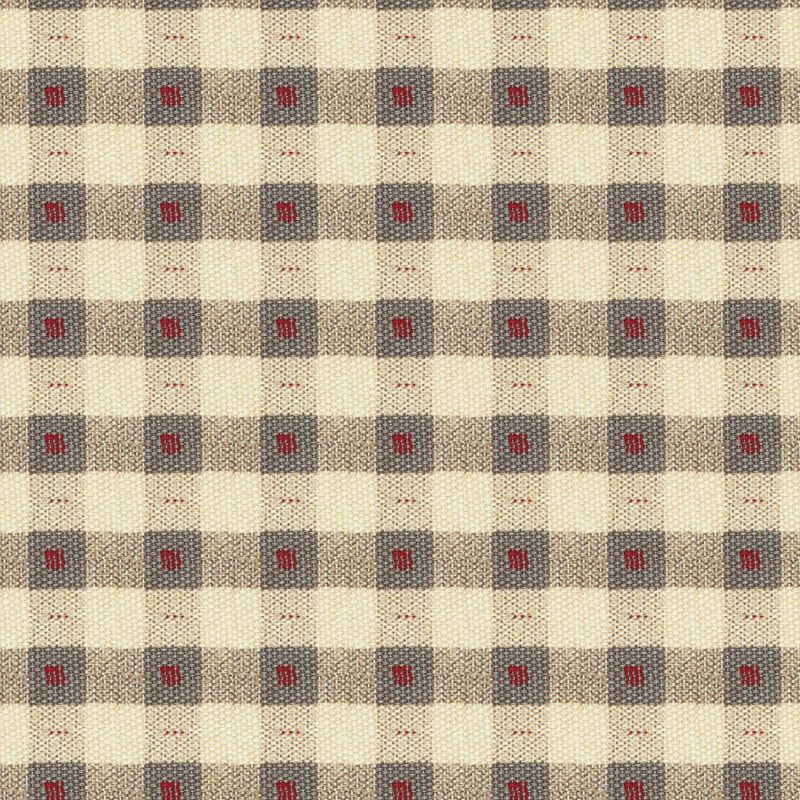 Thermalogic Checkmate Classic Room Darkening Simple Mini Check Pattern Pole Top Curtain Panel Pair Each Grey
