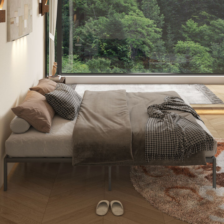 Streamdale King Metal Platform Bed Frame, No Box Spring Needed