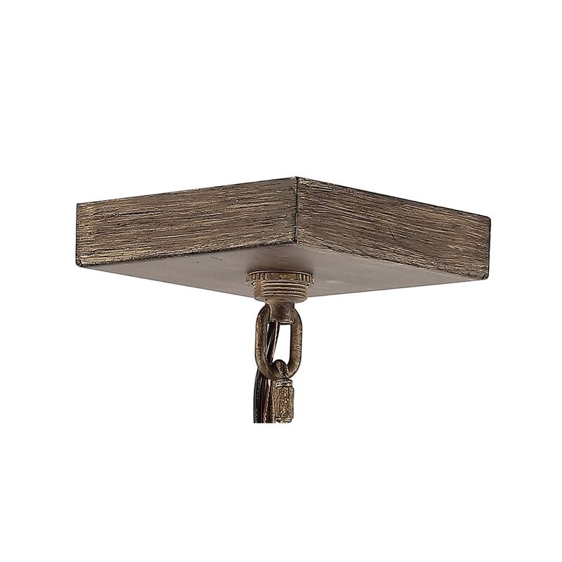 Magnolia Adjustable Iron Rustic Farmhouse LED Pendant