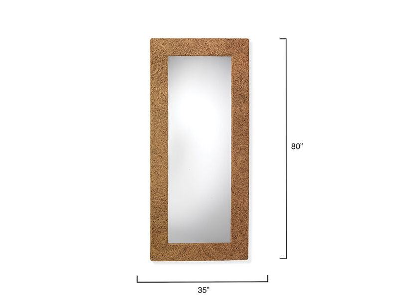 Harbor Seagrass Floor Mirror