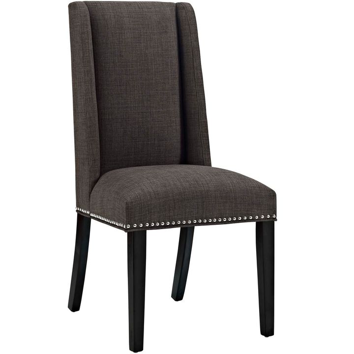 Baron Dining Chair Fabric Set of 4-Benzara