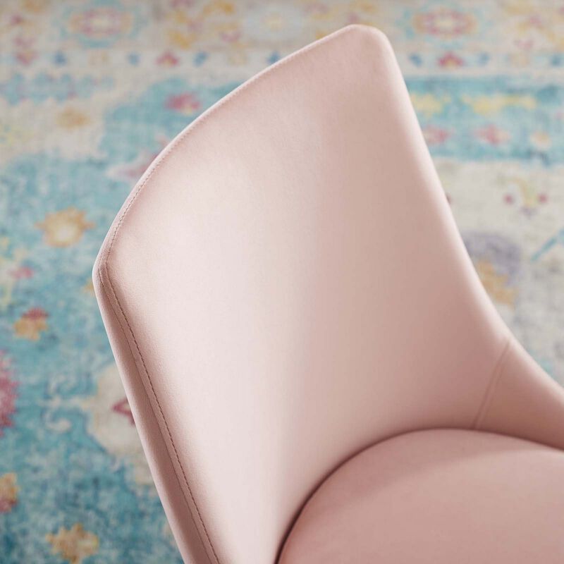 Viscount Modern Accent Performance Velvet Dining Chair-Benzara