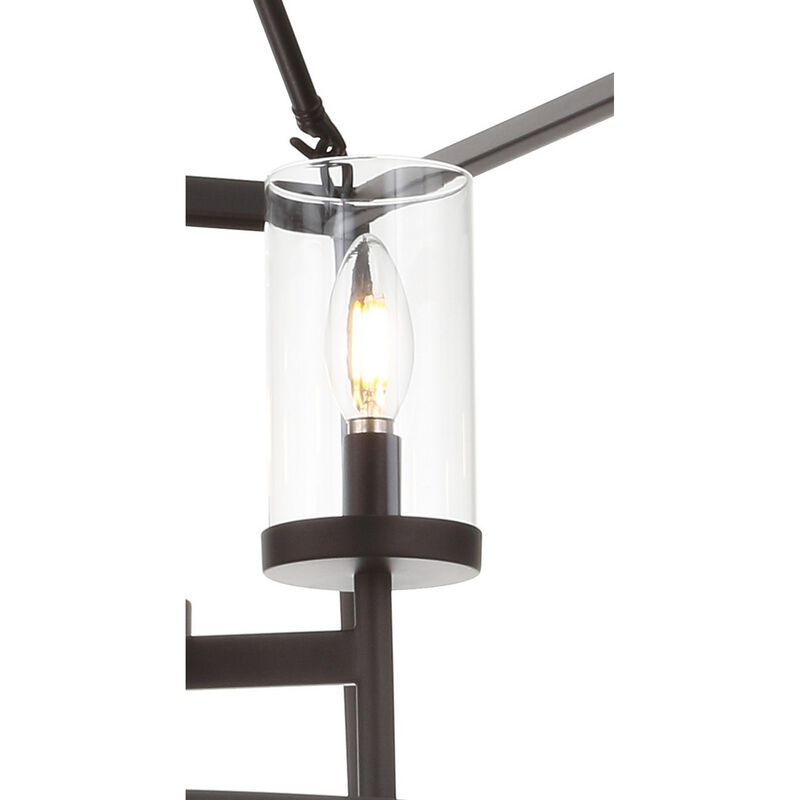 Anna 4-light Metal/Glass LED Pendant
