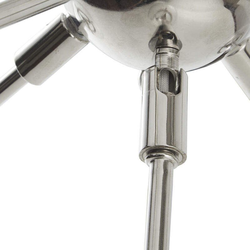 12-Light Chandelier With Oversized Globe Bulbs