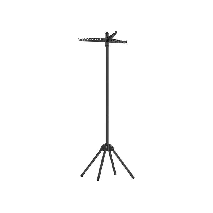 Stainless Steel Clothes Drying Rack with 3 Arms and Foldable Quadripod Frame