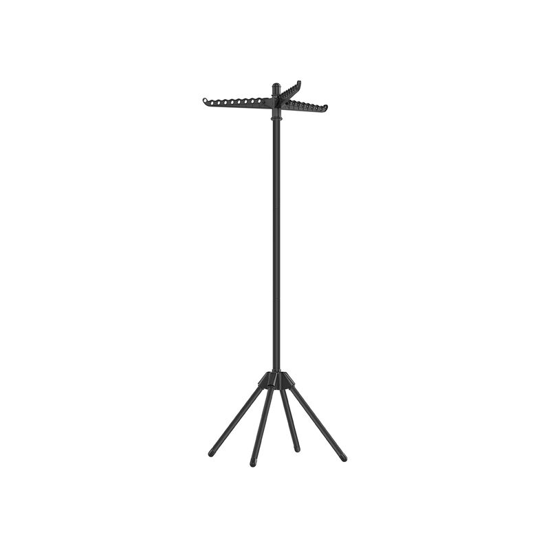 Stainless Steel Clothes Drying Rack with 3 Arms and Foldable Quadripod Frame