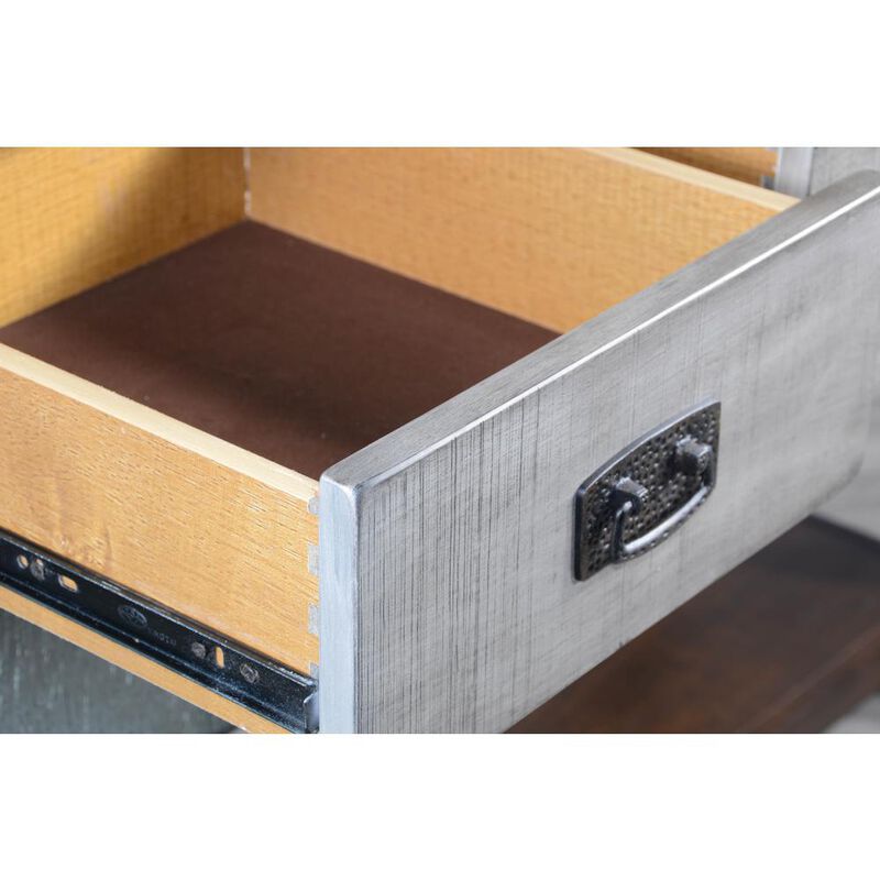 Sunny Designs Homestead Hills Alpine Grey Wood Server