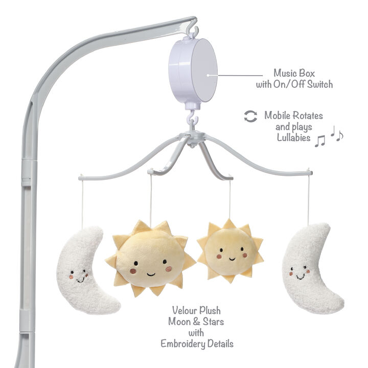Bedtime Originals Little Star Celestial Musical Baby Crib Mobile Soother Toy