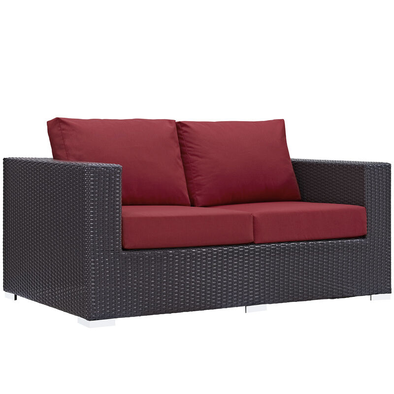 Modway - Convene 5 Piece Outdoor Patio Sofa Set