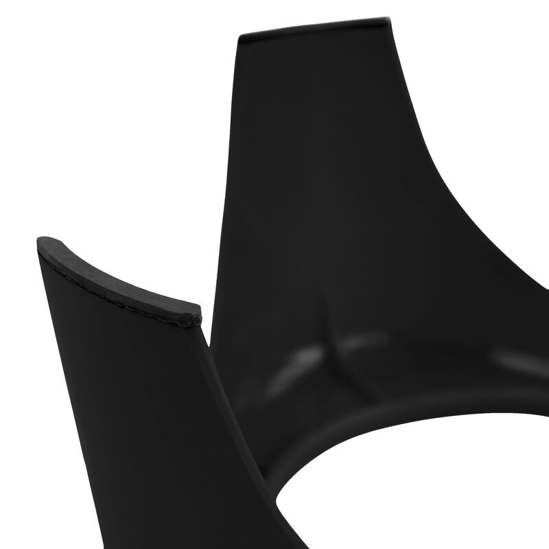 Gibson Home Bow Wow Meow 3 Piece Elevated Pet Bowl Dinner Set in Black