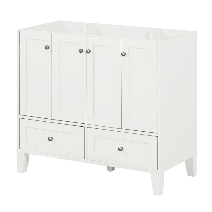 Spacious Storage Cabinet with Adjustable Shelves & Premium Hardware