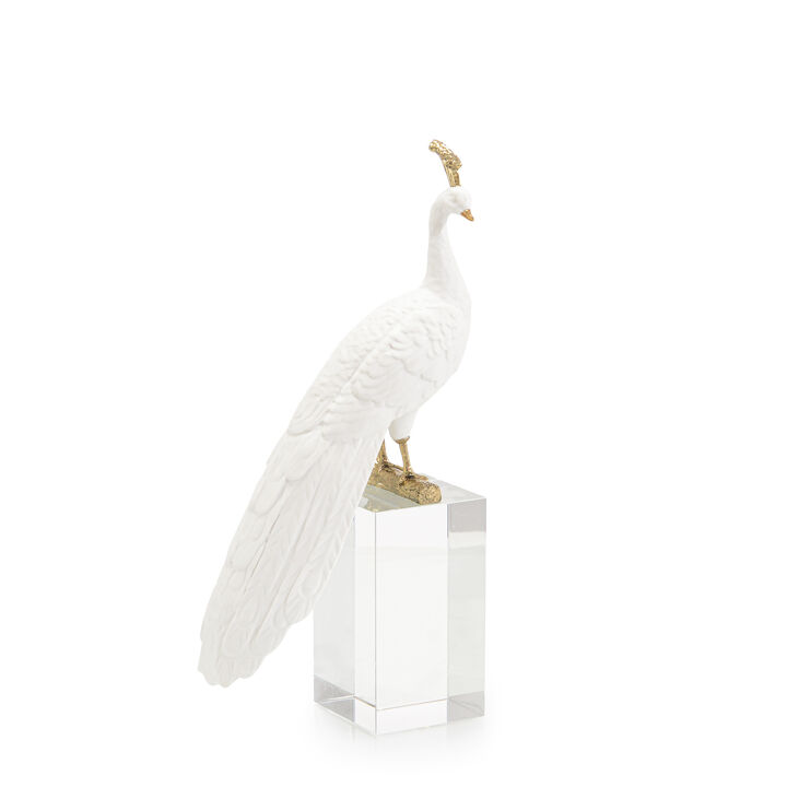 White Peacock Sculpture II