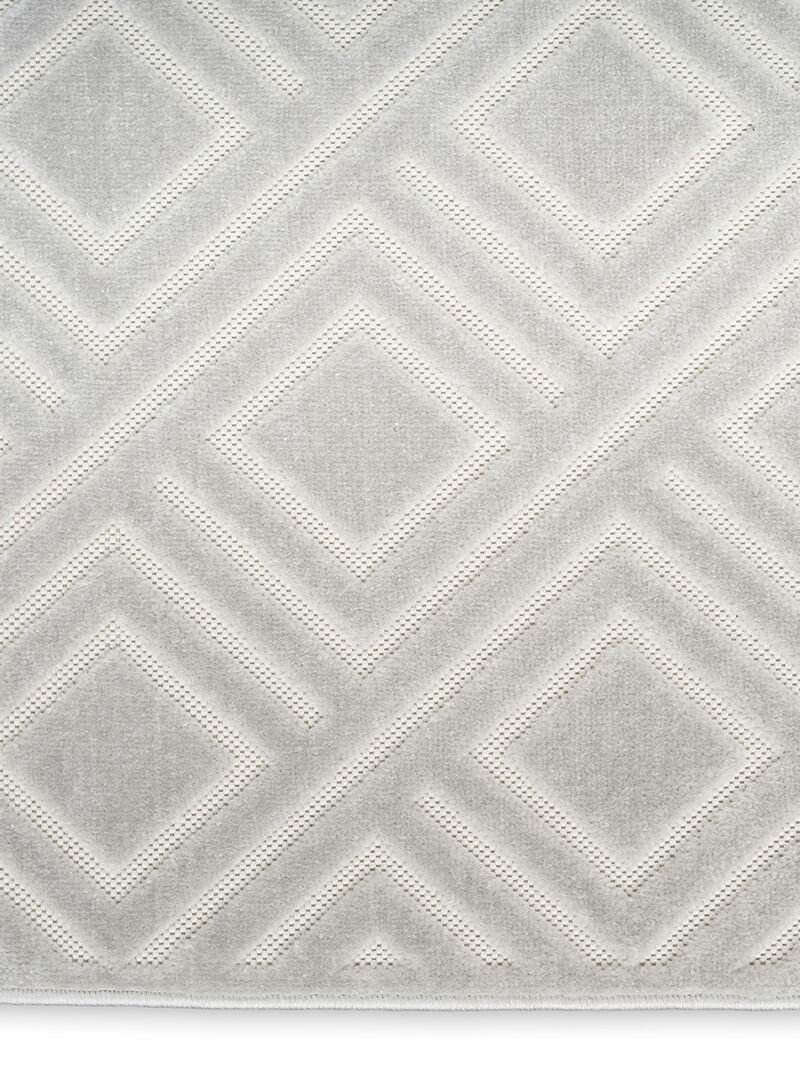 Care Free CAF03 Light Gray 3'11" x 5'11" Rug